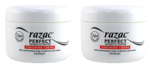 Razac Perfect For Perms Finish Creme 8 Ounce (235ml) (2 Pack)